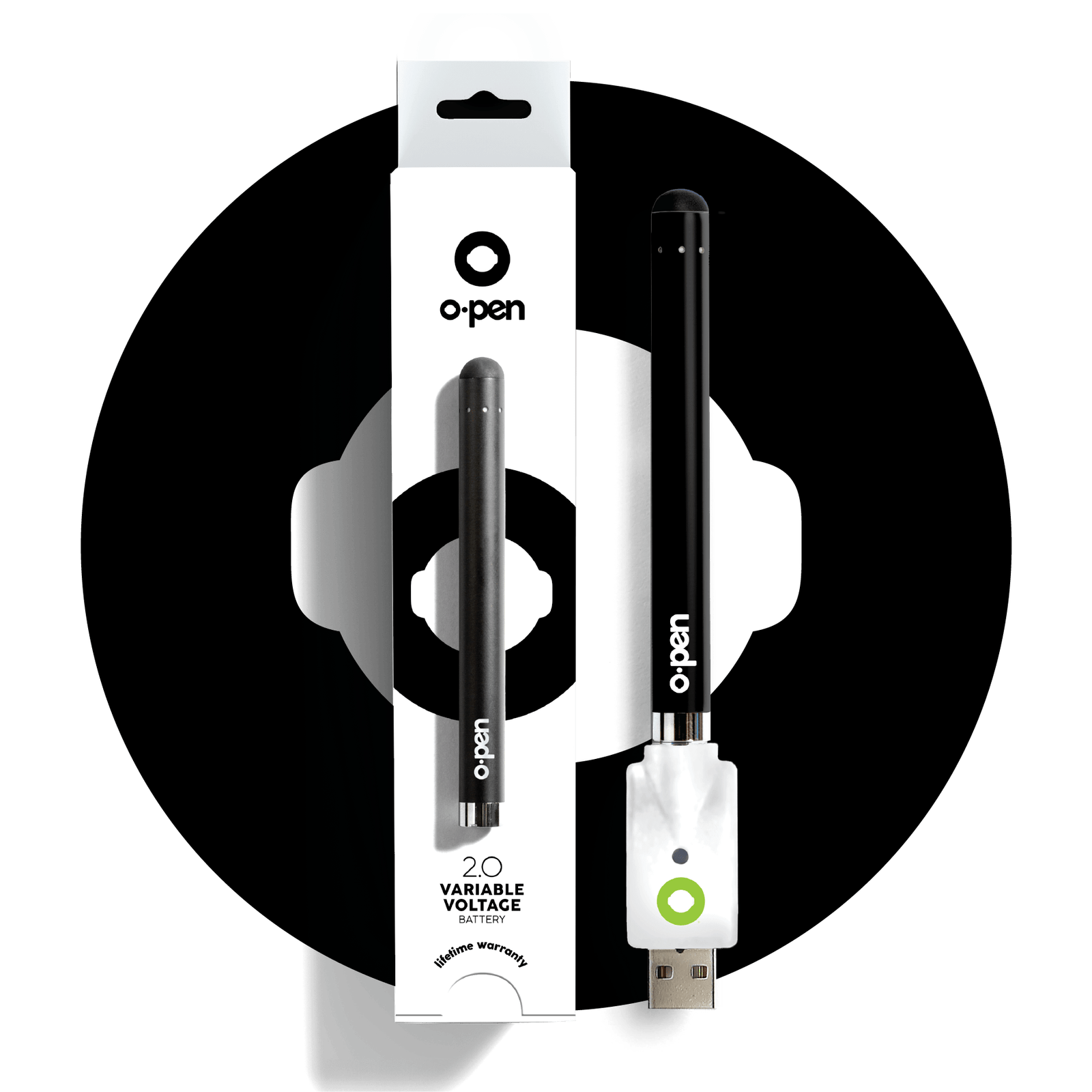 1fcd68f5-67a0-4c66-b004-5ccc21b161e5.png O.pen 2.0 Variable Voltage 510-Thread Battery - Image 1