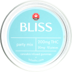 THC Party Mix Gummies by Bliss