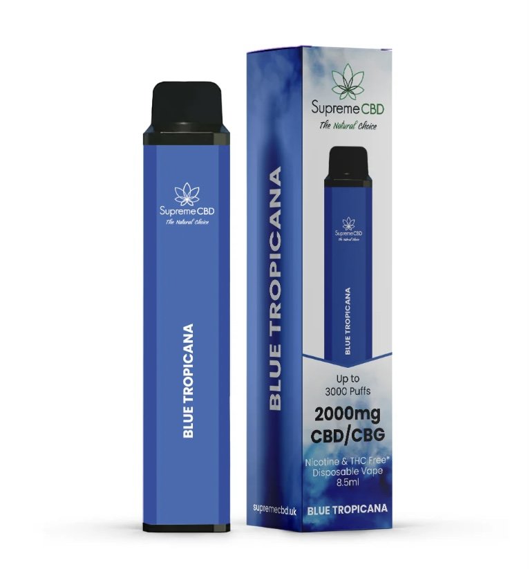 IMG_3814.jpeg CBD Disposable Vape – Blue Tropicana (2000mg) - Image 1