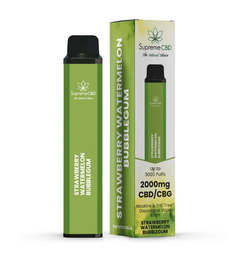 IMG_3817.jpeg CBD Disposable Vape – Strawberry Watermelon Bubblegum (2000mg) - Image 1