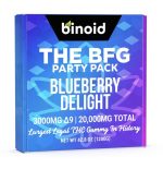 THE BFG PARTY PACK THC GUMMY – BLUEBERRY DELIGHT – 20,000MG – BINOID