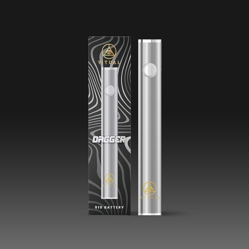 ab27c137-3e4c-4bb0-bec5-a0e226766d0a.jpg Ritual | Dagger 510 Variable Voltage Pen Battery – Silver - Image 1